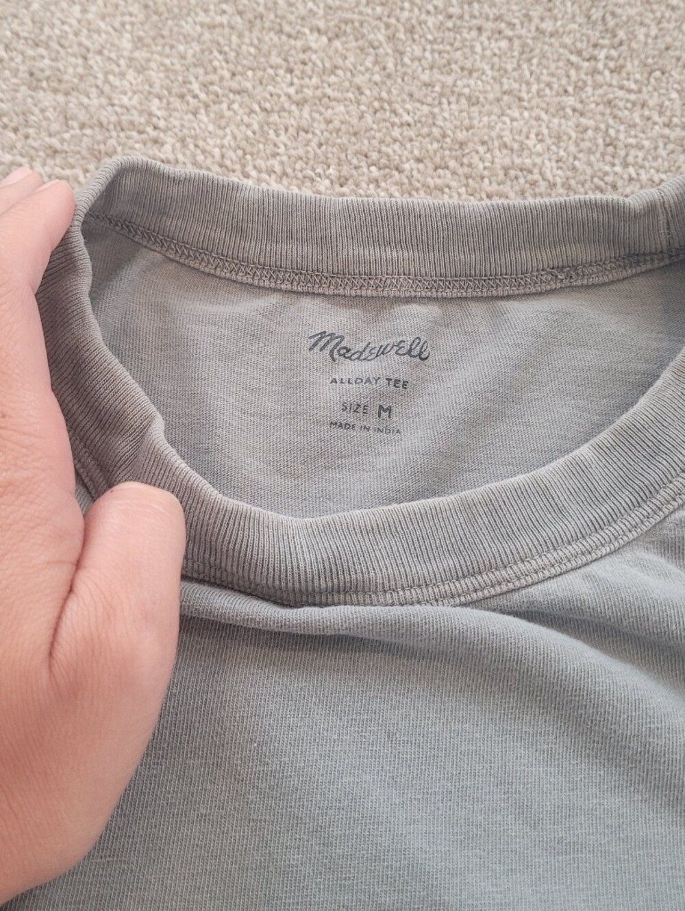 Madewell Allday Tee Mens T-shirt Size Medium - Picture 2 of 3